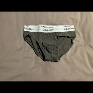 New Mens Calvin Klein Gray Brief Underwear